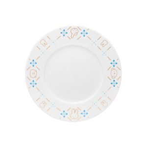 Miffy | Miffy Dessert Plate Flower Window Friends Jingdezhen Porcelain Round Plate Snack Fruit DishSide Salad Plate Home Decor Gift