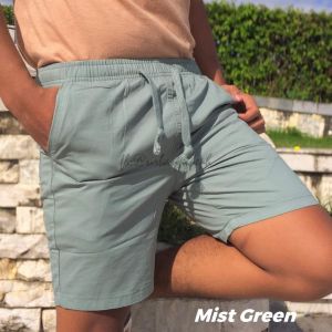BIG SIZE URBAN PIPE CHINO SHORTS PLAIN FOR MENS