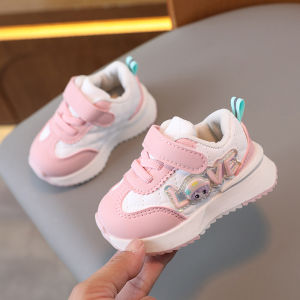 Baby Sneaker Autumn New Baby Soft Bottom Toddler Shoes 1-3 Years Old Women Childrens Shoes Non-Slip Princess Shoes