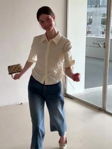 Áo Sơ Mi Dây Rút eo Đẹp cho Người Đi Làm