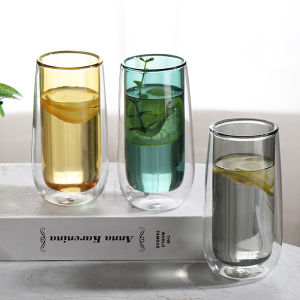 Japanese Style Double Wall Insulated Glass Cup