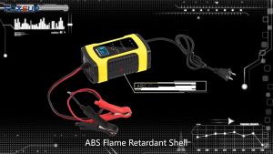 FOXSUR 12V 5A UK 3PIN PLUG Car Battery Charger Motorcycle Acid perngecas Bateri Intelligent Auto Pulse Repair