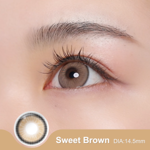 Magister Softlens minus (-1.00 s/d -6 .00) Luna Sweet Brown soflen minus soflens grey 14.50MM