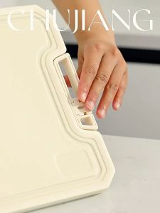 【รับประกัน 5 ปี】เขียง (pp+สแตนเลส) 99.99% ป้องกันแบคที ใช้ได้สองด้าน แยกอาหารดิบและอาหารปรุงสุก มาพร้อมเครื่องบด กันการรั่วไหล การออกแบบยืน กันลื่น กันเชื้อรา สแตนเลสเขียง เขียงอเนกประสงค์ เขียงแสตนเลส Chopping Board