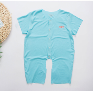 Seamless Baby Modal Onesie Short Sleeve Lightweight Summer Clothes for Newborns And Toddlers Easy to Wear And Comfortable to Move in