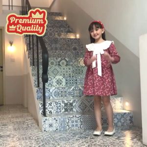 Dress anak modern korea style dres pesta anak perempuan casual mewah