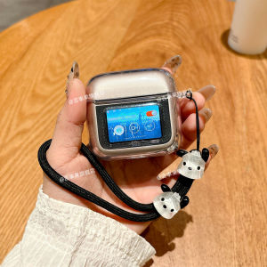 Transparent TPU Case for JBL Tour Pro 3 Wireless Earphones with Strap Clear Soft Slim Cover Shockproof Protection Accessories Earbuds for JBL Tour Pro3