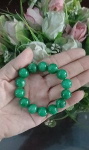 Vòng tay đá Ngọc bích (Nephrite) size 13li Vip 5A đá thiên nhiên