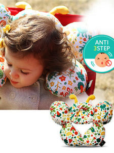 หมอนรองศีรษะสำหรับรถเข็นเด็กทารกหมอนรองคอแบบคงที่ที่รองศีรษะที่นั่งนิรภัยสำหรับเด็กป้องกันการเดินทางแบบ U สำหรับเด็กแรกเกิด