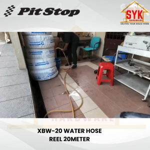 SYK Pit Stop Hose Reel XBW-20 Hose Reel Set 20M Automatic Rewind Outdoor Garden Wall Mount Hose Reel