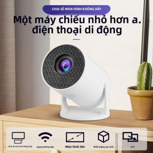 Máy Chiếu Phim Mini Không Dây HD M5 480*360P USB LED Bluetooth 5.0 Di Động Dùng Được Cho Gia Đình Và Ngoài Trời Tích Hợp Loa