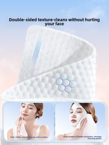 Thickened Pure Cotton Wall-Mounted Face Washing Towels Beauty Salon Special Cotton Soft Towels for Cleansing Facial Care