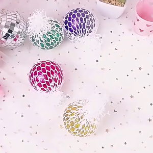 [iRojak] Creative Squishy Squeeze Relax Stress Release Fun Toy Vent Balls Squeeze Ball 减压葡萄球 Mainan Cubit - BT332