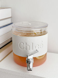 Nồi Đựng Đồ Uống Ins Cỡ Lớn Có Thể Chịu Nhiệt Độ Cao Dùng Tại Nhà Có Vòi Và Cốc Đựng Nước Lạnh Nồi Đựng Đồ Uống Bằng Thủy Tinh