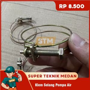 Klem Selang Mesin Pompa Air Alkon Irigasi Sawah WP50 WP80