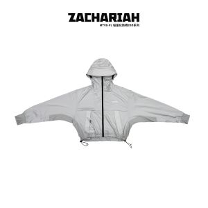 เสื้อกันแดดแบบสั้นสำหรับผู้หญิง ZACHARIAH น้ำหนักเบา ระบายอากาศได้ดี ป้องกันแบคทีเรีย ใส่ได้ตลอดปี ผ้าไนลอน ป้องกันรังสียูวี