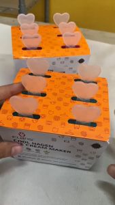 Claris Cetakan Es Krim Puding Lolipop Bentuk Love 2263