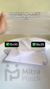 (1 Ikat) Plastik HD Tipis 20x35 Kantong Anti Panas Bungkus Gorengan Batagor Tahu Bulat