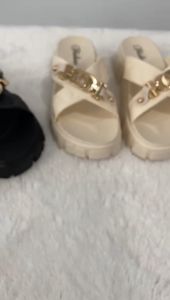 BARUU !!! Sandal Slop Karet  W2099-11 Import Sandal Wanita Karet Import  Sandal Karet Wanita  Kekinian (J) Import