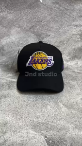 Topi Pria Lakers Basketball Cap Premium – Topi Baseball Sporty Streetwear Keren
