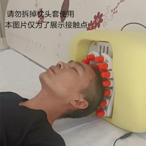 New Head Massager Soft Silicone Neck And Scalp Massage Pillow Stretching Acupoints Therapy Rubbing Head Treatment Aid for Sleep