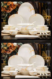 JINGDITAOCI | Attractive Luxury Ceramic Dinnerware Set