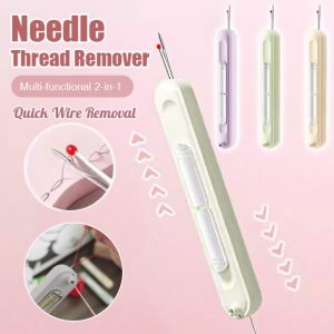2 in 1 Needle Threader Seam Ripper Dual-Purpose Needle Threader And Seam Ripper Sewing Tool 二合一穿针拆线器