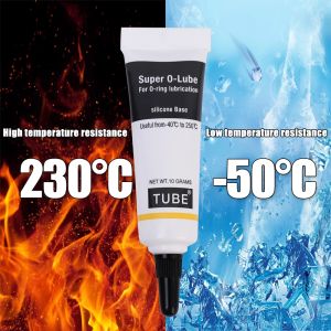 1/2 cái bịt chống thấm Silicone mỡ cho o-bôi trơn O-ring vòi thợ sửa ống nước đồ ngũ kim cải tạo nhà cửa Máy pha cà phê bôi trơn