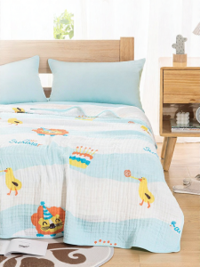 Purcotton | Summer Cooling Pure Cotton Muslin Blanket