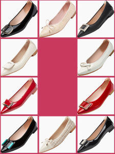 Elegant Womens Pointed Toe Flat Shoes Slip-On Driving Shoes Soft Bottom Comfortable Egg Roll Shaped Fashionable Office Wear