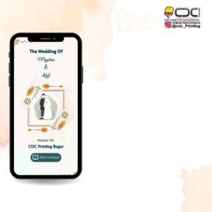 UNDANGAN PERNIKAHAN DIGITAL WEBSITE CANTIK ELEGAN DAN UNIK