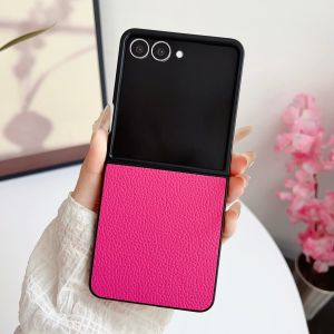 szhaiyu | Shockproof Phone Case for Samsung Galaxy Z Flip 8 7 6 5 4 3 Flip8 Flip7 FE Flip6 Flip5 Flip4 5G Luxury Leather Protective Cover