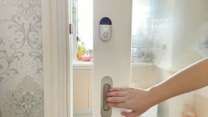 DAYTECH Wireless Door Alarm Window Alarm Magnetic Sensor Door Open Detector Burglar Security Alarm Anti Theft Home Alert Adhesive DA03S