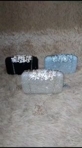 BJ82076 - BLACK/GOLD/SILVER TAS PESTA CLUTCH FASHION MODIS DOMPET IMPORT TAS WANITA FASHION IMPORT MODIS ELEGAN TERMURAH TERLARIS TERBARU BAGSTORE JAKARTA TAS BATAM GT2076