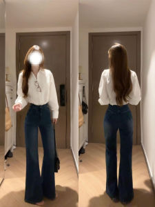 SUHUIQIAN | Womens New Spring Long Sleeve Casual Layering Loose Fit Cotton Shirt for Office and Petite Figures