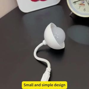 Đèn Ngủ LED Thông Minh Cắm USB - Đèn Ngủ Đầu Giường Cảm Ứng Có Điều Khiển Từ Xa Màu Trắng DC 5V Đèn Gắn Tường Tích Hợp Dùng Hàng Ngày