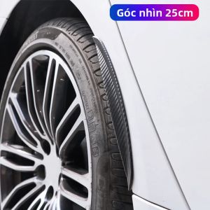 2Pc Đa Năng Ô Tô Xe Fender Viền Dải Cong Chống Trầy Xước Bánh Xe Môi Dải Chắn Bùn Môi Bảo Vệ Bao Da Bảo Vệ Phụ Kiện