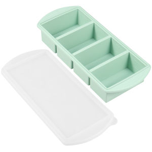 Kitchen Giant Storage For Food Meal Sauce With Lid Silicone Freezer Trays Extra Large Soup Ice 4 Cubes Tray Food Freezing Molds