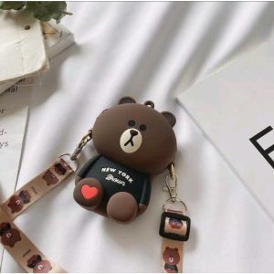 Tas Selempang Silikon Mini Anak Motif Karakter