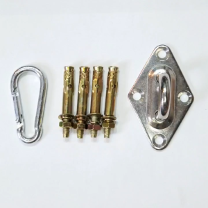 Đồ Kim Khí Bộ Móc Tắt Kê Sắt Khoen Hợp Kim Size Lớn Chịu Lực Nặng 90kg Dùng Treo Xích Đu / Võng/ Đèn Trần/ Quạt