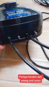 Selang Aerator HITAM Elastis 3/16 1 ROLL Gulung - Slang Gelembung Udara Mesin Filter Air Pompa Aquarium Aquascape Kolam Ikan