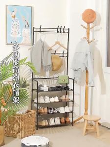 Shenar Rak Gantungan Baju Stand Hanger Rak Sepatu Penyimpanan Jaket Topi Rak Jemuran Baju / Venus Uniq