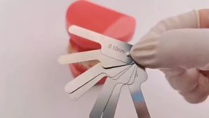 Ipr Gauge Slicing Strip 7PCS Ipr Interproximal Enamel Reduction Slicing Gauge