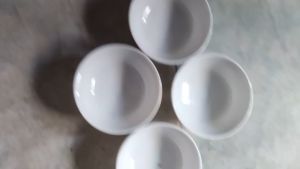 Chén ăn cơm nhựa melamine cao cấp đen bóng / trắng bóng - Co11 - Ø 11.4 x 5.5 cm cao