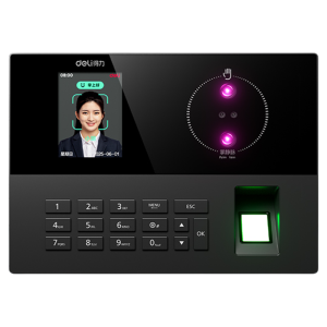 deli | Face Fingerprint Vein Recognition Punch Clock