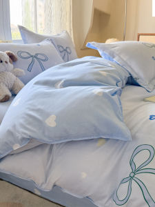 Non-Cotton Single Duvet Cover 150cm Student Dormitory Separate Single Bedding Cover 200x230 Quilt Insert 180cmx220cm