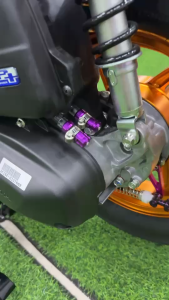 ตัวอุดท่อระบายแต่ง CNC รุ่น Giorno ตัวอุดระบาย กรองอากาศ มอเตอร์ไซค์ Giorno LEAD PCX ADV-160 CLICK Scoopy-i ชุด3 ชิ้น