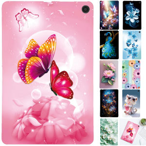 เคสซิลิโคนสำหรับ Amazon Fire Max 11 Kindle Paperwhite 2024 ลายสัตว์ยืดหยุ่นนุ่ม TPU สีดำเคสป้องกัน