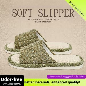 Molly | Seasonal Linen Indoor Slippers Female