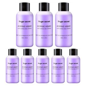 1/3/5PCS Nail Acrylic Liquid Monomer Crystal 40ml/75ml/120ml/240ml for Nail Art Acrylic Powder Extension Professional Manicure